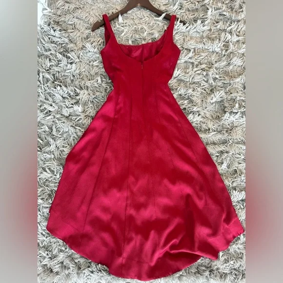Red Formal High-Low Dress - Picture 2 of 8